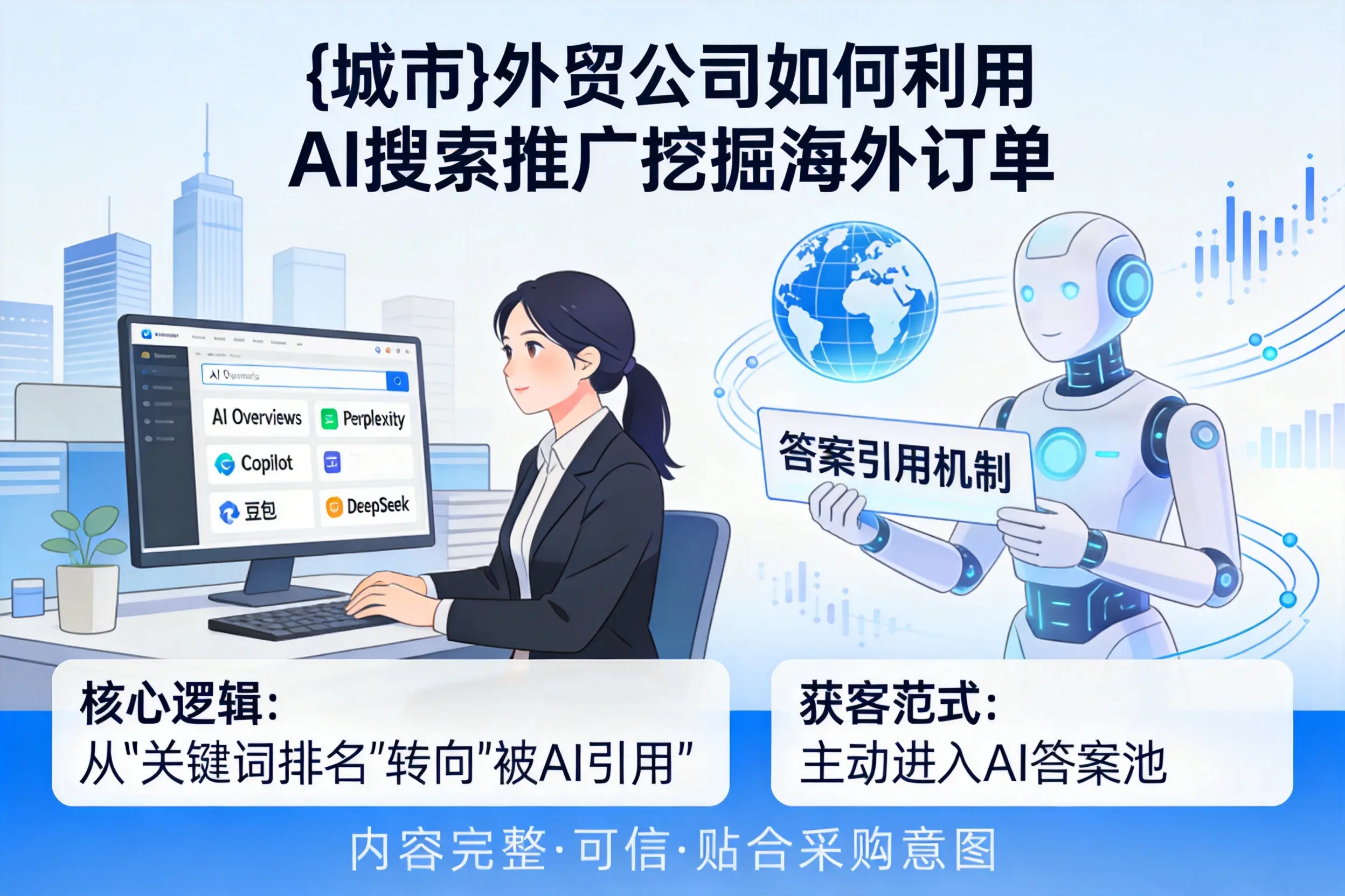 铜陵外贸公司如何利用AI搜索推广挖掘海外订单