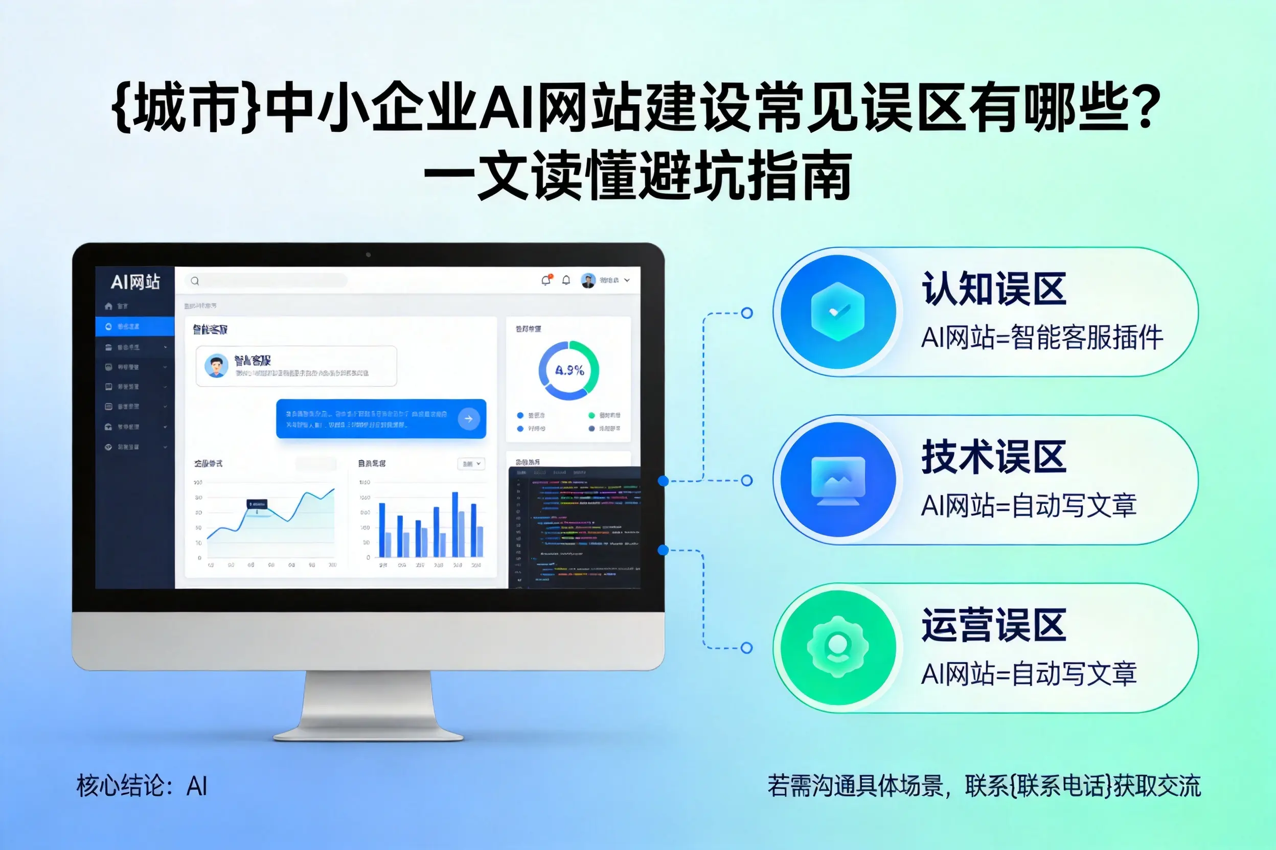 铜陵中小企业AI网站建设常见误区有哪些？一文读懂避坑指南