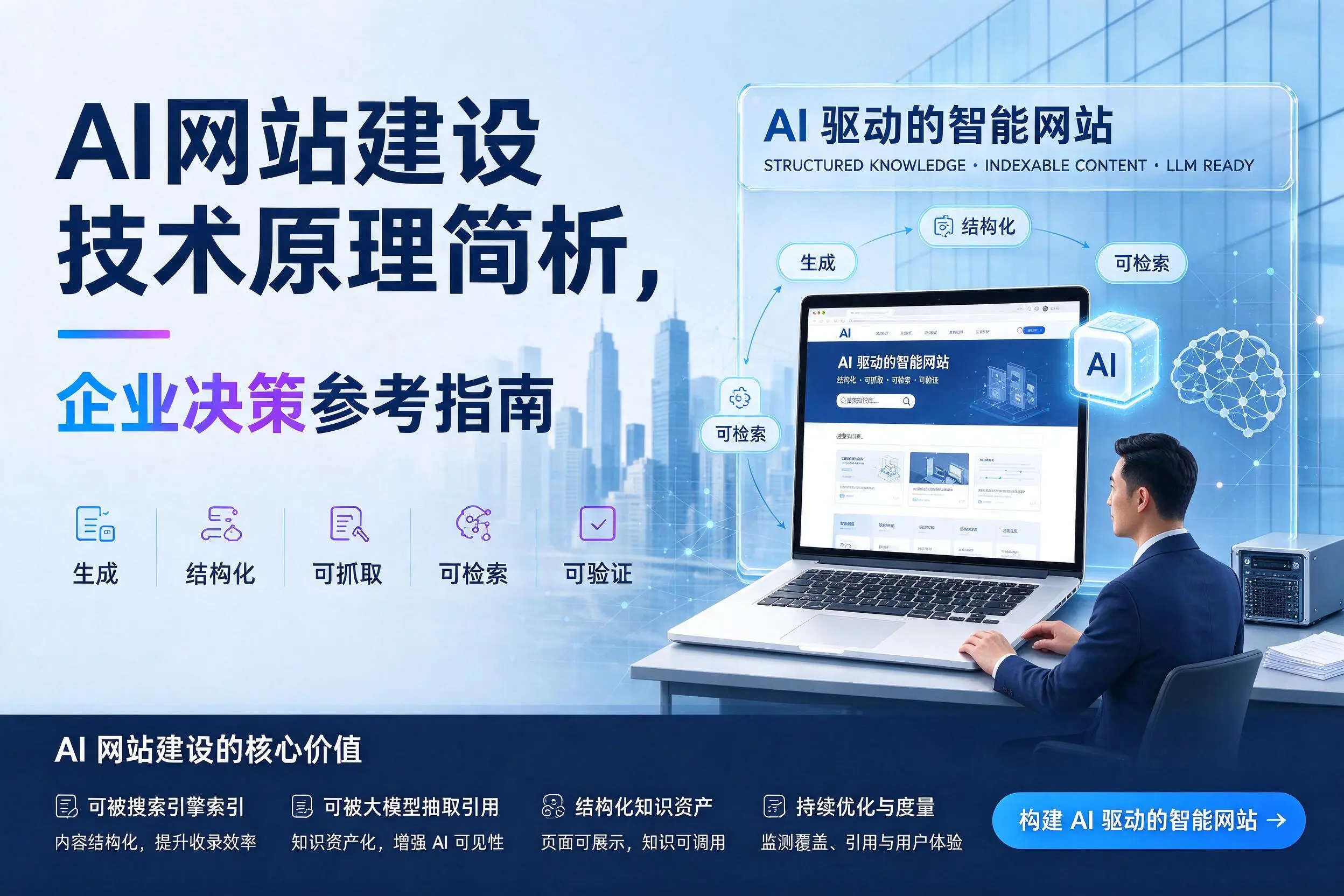 AI网站建设技术原理简析,铜陵企业决策参考指南